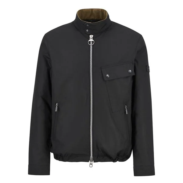 Barbour International B.Intl Chard Wax Jacket - Black - M
