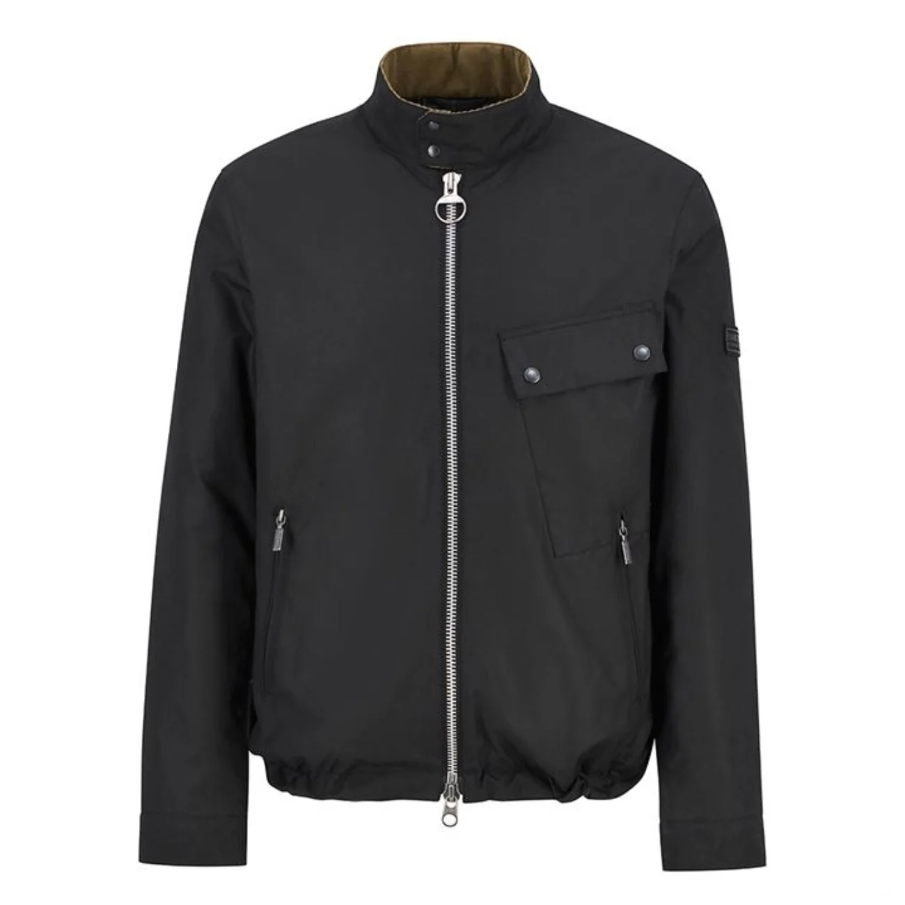 Barbour International B.Intl Chard Wax Jacket - Black - M