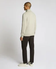 Remus Uomo Roll Neck Sweater - Grey - 2XL