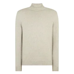 Remus Uomo Roll Neck Sweater - Grey - 2XL
