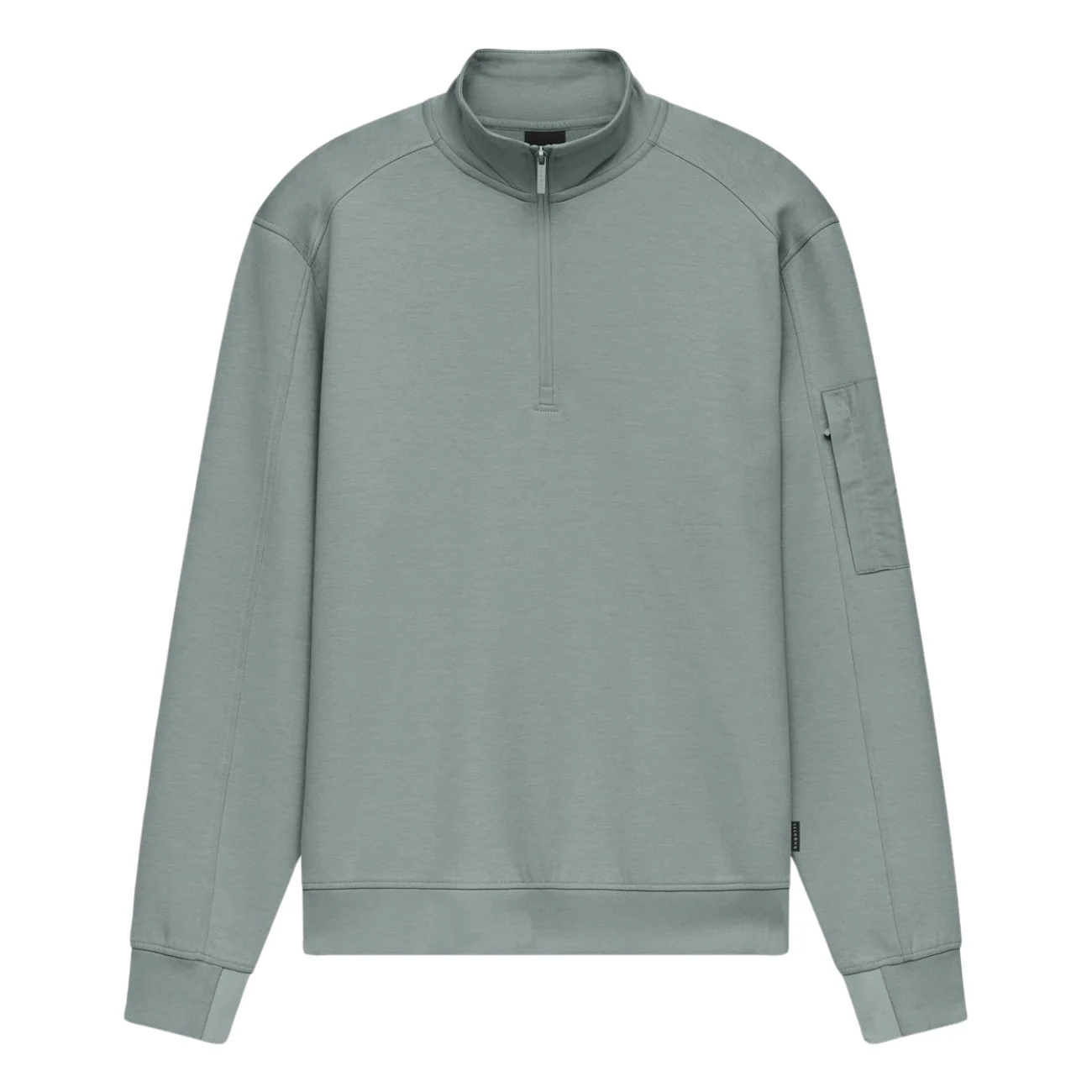Bugatti Mens Quarter Zip Sweatshirt - Green - XL