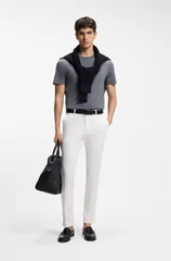 Boss Thompson Cotton-jersey T-shirt - Grey - L
