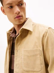 Tommy Hilfiger Relaxed Corduroy Overshirt - Beige - XL