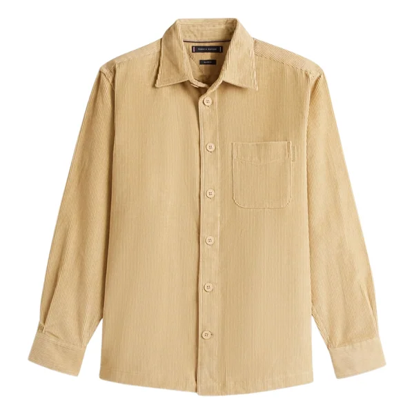 Tommy Hilfiger Relaxed Corduroy Overshirt - Beige - XL