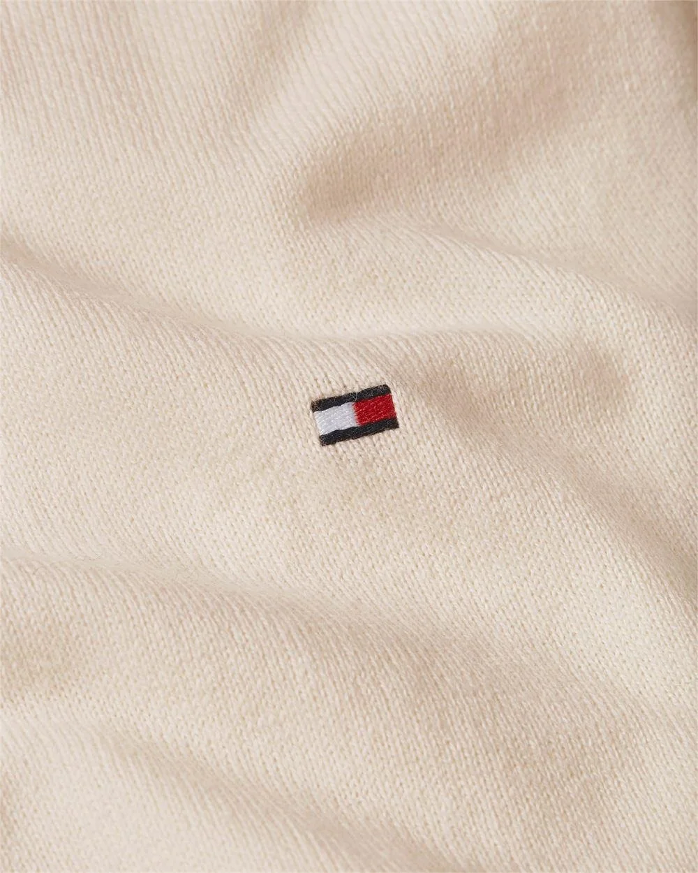 Tommy Hilfiger Pima Sweater - Cream - 2XL