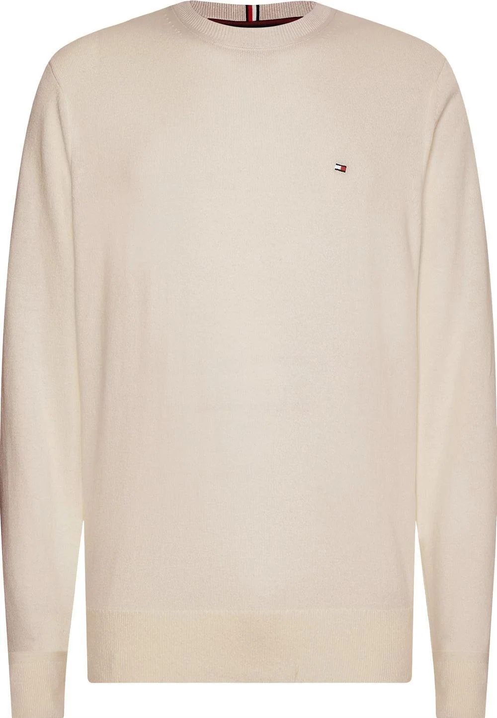 Tommy Hilfiger Pima Sweater - Cream - 2XL