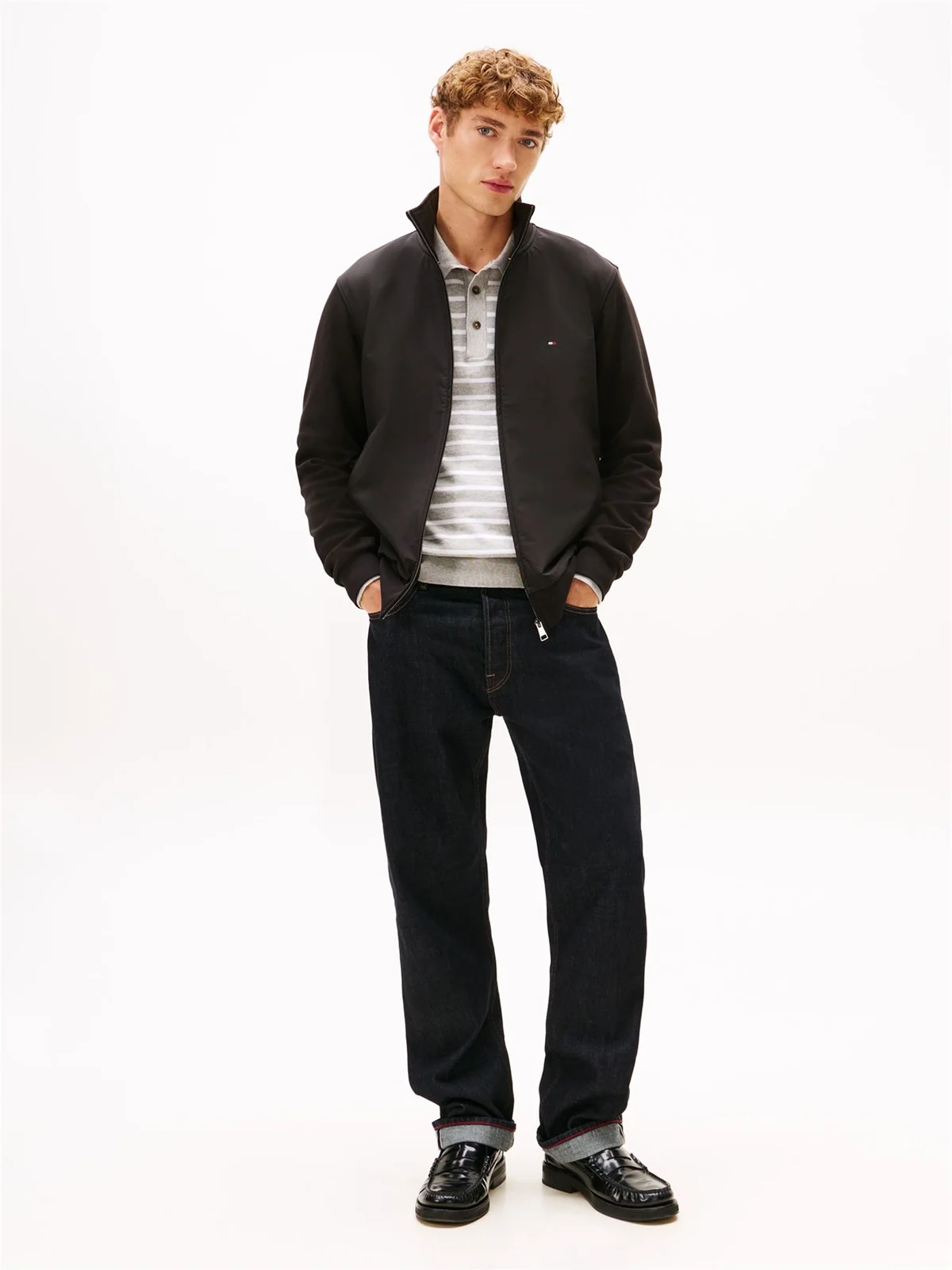 Tommy Hilfiger Essential Intechno Zip Jacket - Black - XL