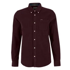 Barbour Ramsey Tailored Micro Cord Shirt - Red - 2XL