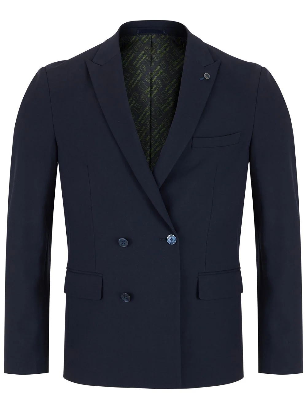 Remus Uomo Massimo Double Breasted Jacket - Dk Navy - 44R