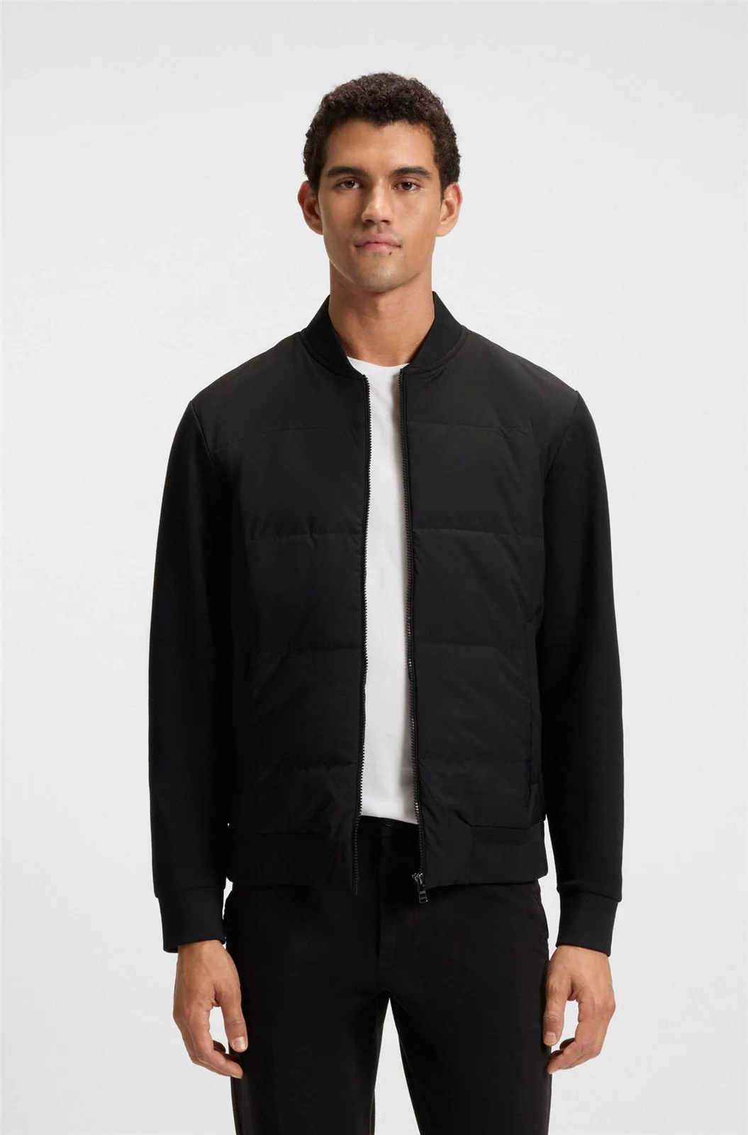 Boss H-Skiles Full Zip Hydrid Jacket - Black - XL