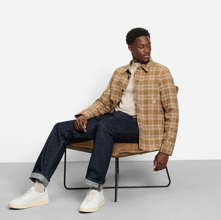 Olymp Casual Overshirt - Beige - S
