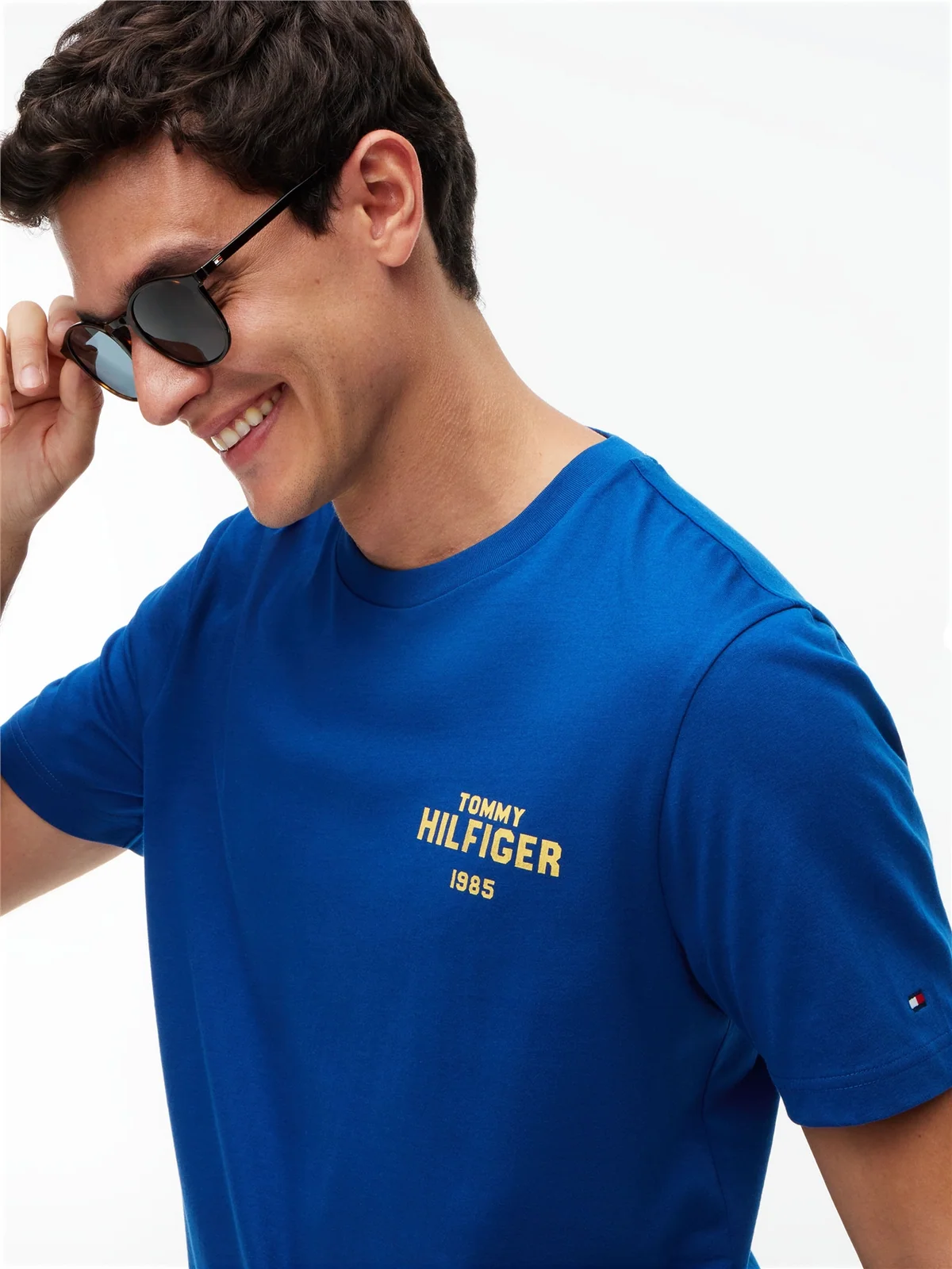 Tommy Hilfiger Hilfiger 1985 Graphic T-shirt C5i - Blue - L