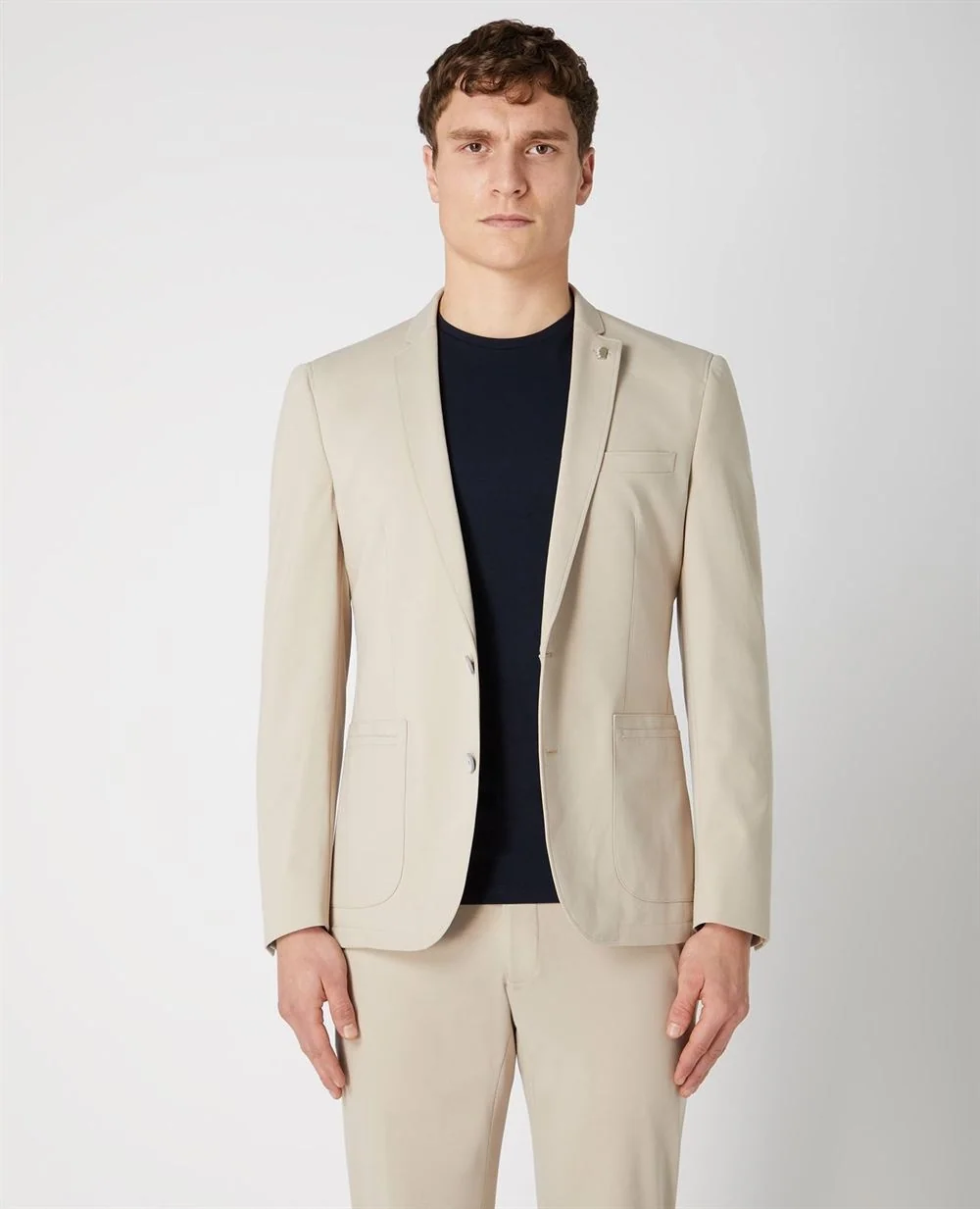 Remus Uomo Favian Jacket - Beige - 40R