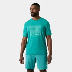 Helly Hansen Hp Race Sailing Graphic T-Shirt - Green - XL