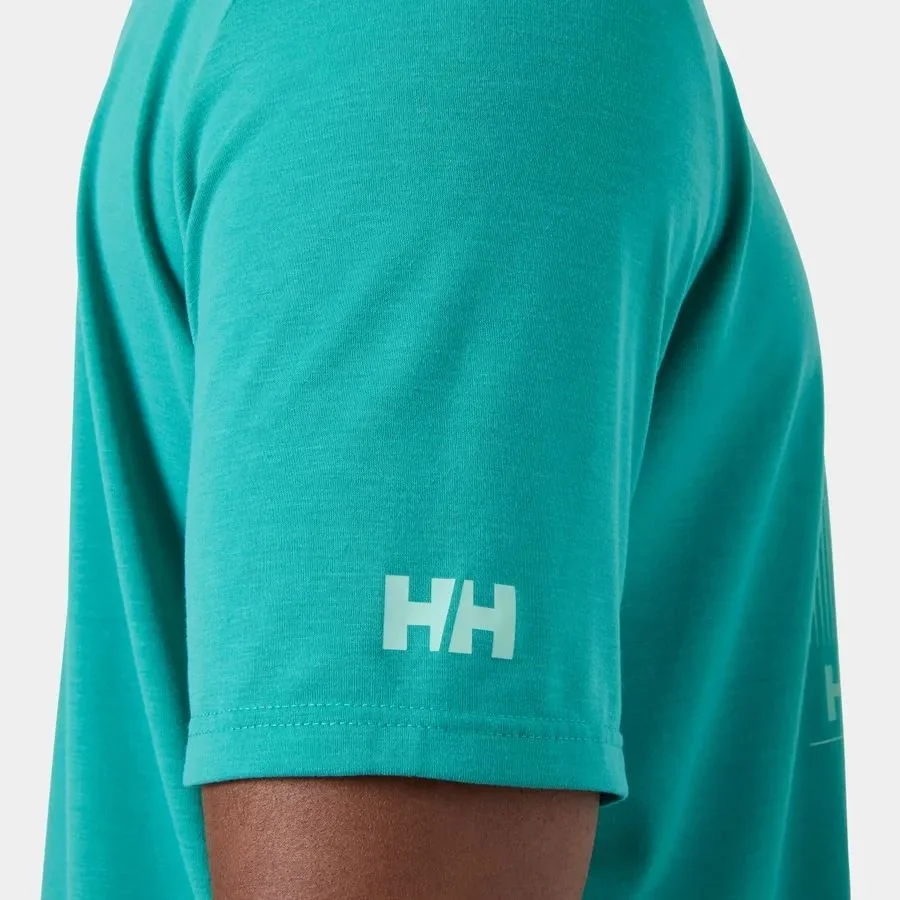 Helly Hansen Hp Race Sailing Graphic T-Shirt - Green - XL