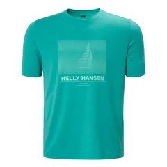 Helly Hansen Hp Race Sailing Graphic T-Shirt - Green - XL