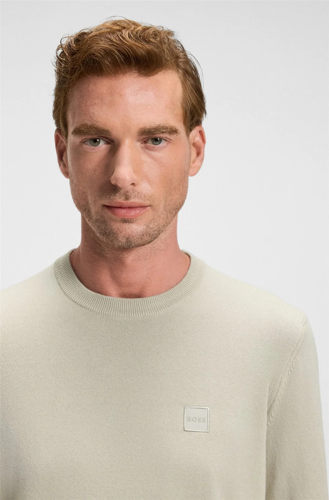 Boss Kanovano Cotton & Cashmere Sweater - Beige - XL