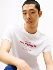 Tommy Hilfiger Stack Graphic T-shirt - White - M
