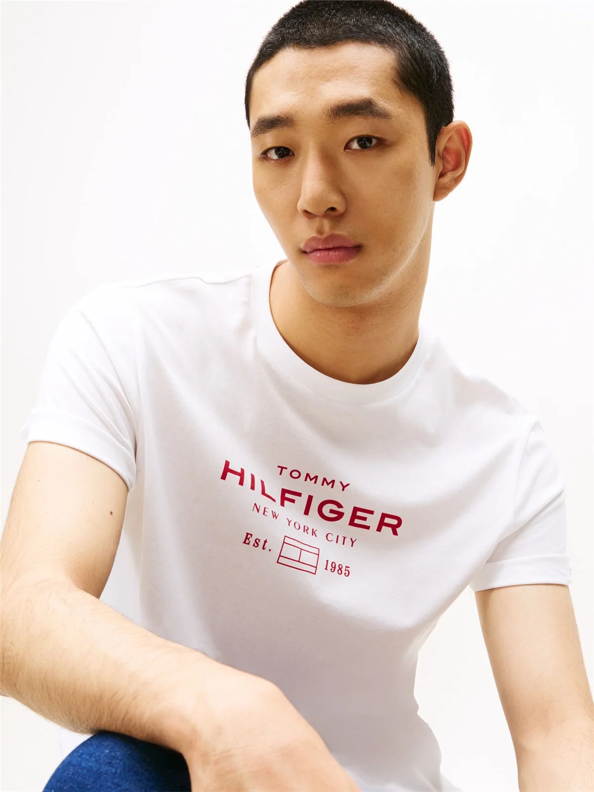Tommy Hilfiger Stack Graphic T-shirt - White - M