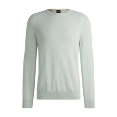 Boss Asac Crew Neck Sweater - Light Blue - L