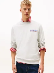 Tommy Jeans 1985 DNA Crew Neck Sweatshirt - Grey - L