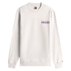 Tommy Jeans 1985 DNA Crew Neck Sweatshirt - Grey - L