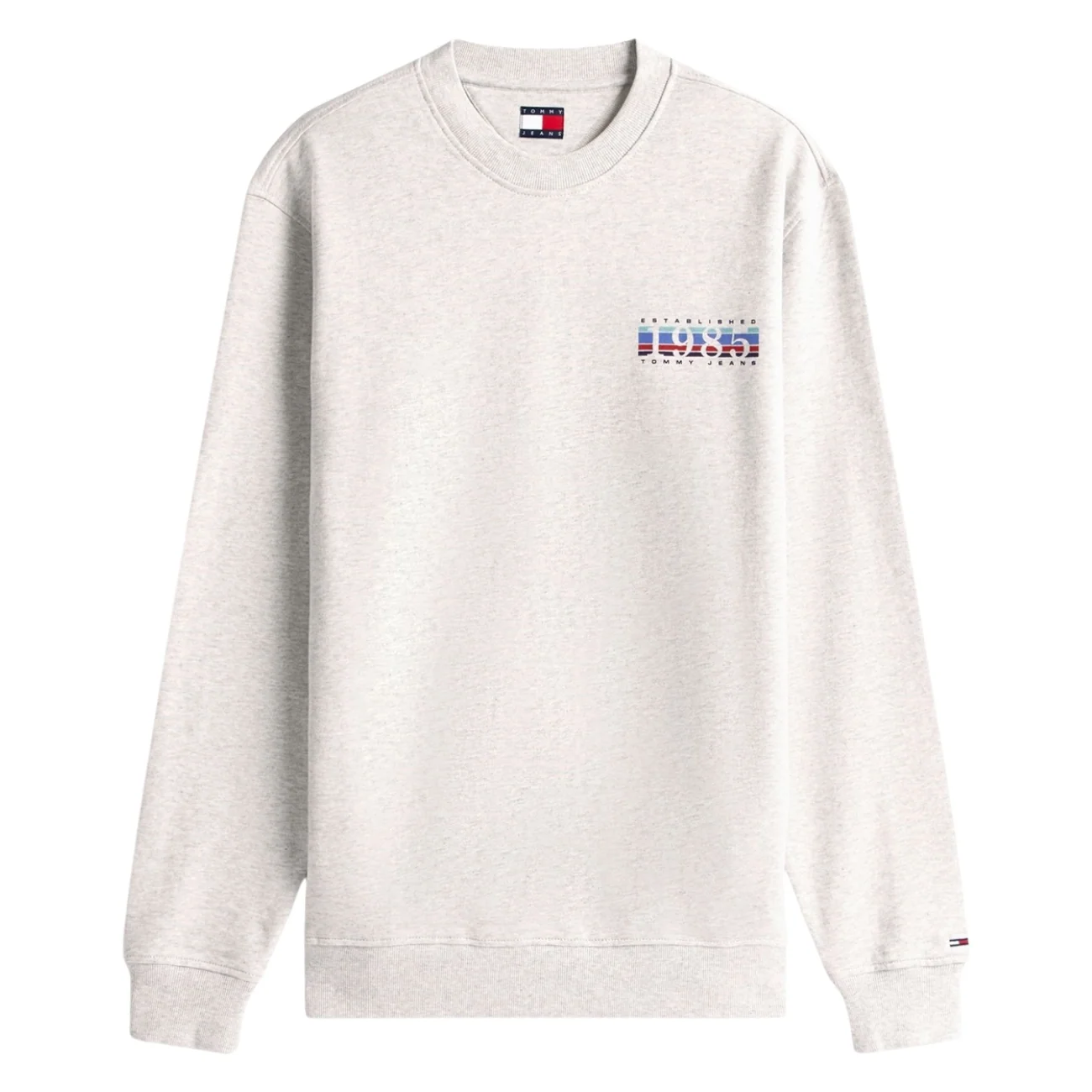 Tommy Jeans 1985 DNA Crew Neck Sweatshirt - Grey - L