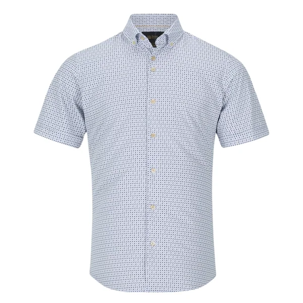 6th Sense Short Sleeve Printed Shirt Per 19 - White - M