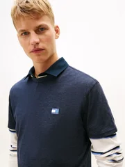 Tommy Jeans Tonal Tommy Badge Crew Neck T-Shirt - DK Navy - L