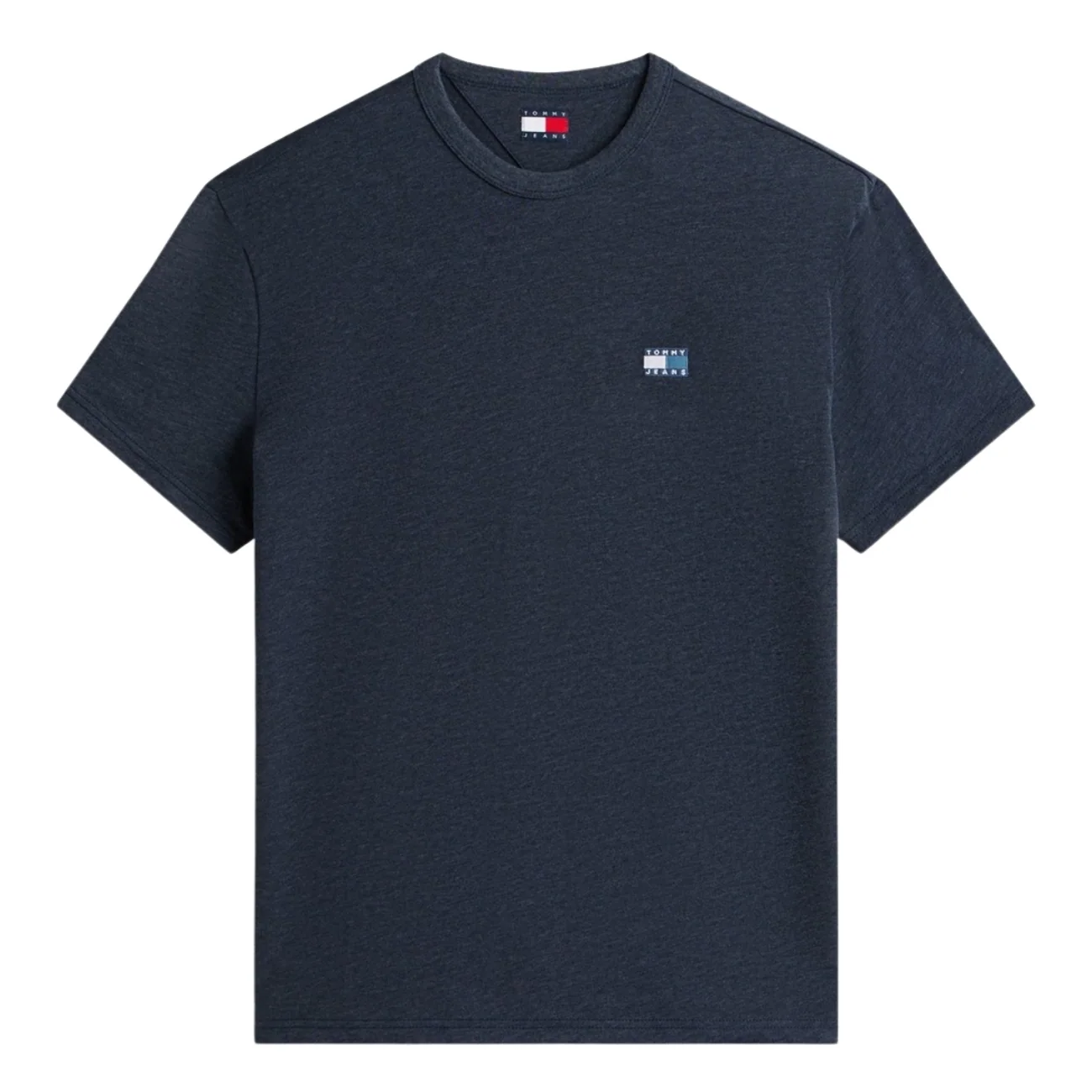 Tommy Jeans Tonal Tommy Badge Crew Neck T-Shirt - DK Navy - L