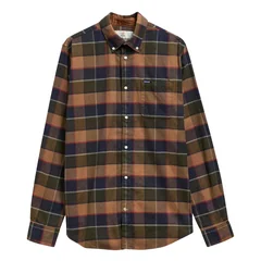 Barbour Valley Tailored Checked Shirt - Green - 2XL