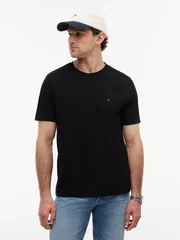 Tommy Hilfiger Seasonal Essential Slub Cotton T-shirt - Black - L