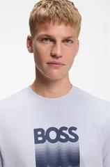 Boss Insignia Cotton Jersey T-shirt - Grey - XL