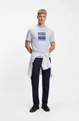 Boss Insignia Cotton Jersey T-shirt - Grey - XL