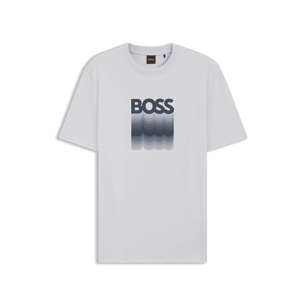 Boss Insignia Cotton Jersey T-shirt - Grey - XL