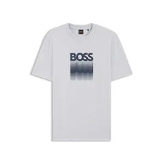 Boss Insignia Cotton Jersey T-shirt - Grey - XL