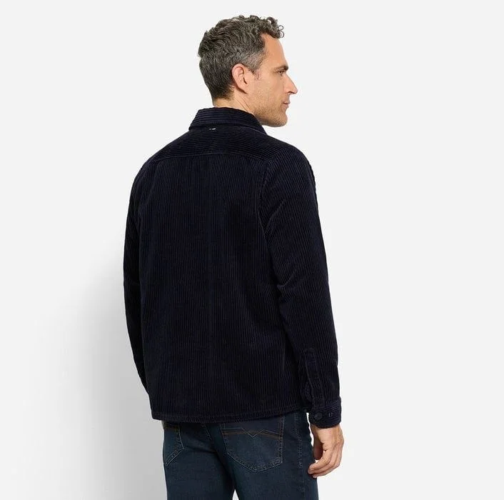 Olymp Corduroy Overshirt - Navy - XL