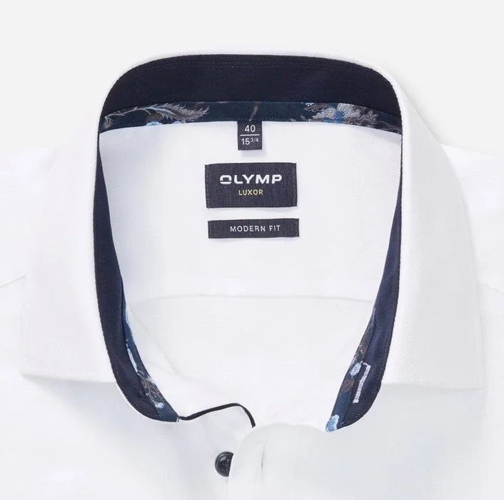 Olymp Modern Fit Formal Shirt - White - 15.5