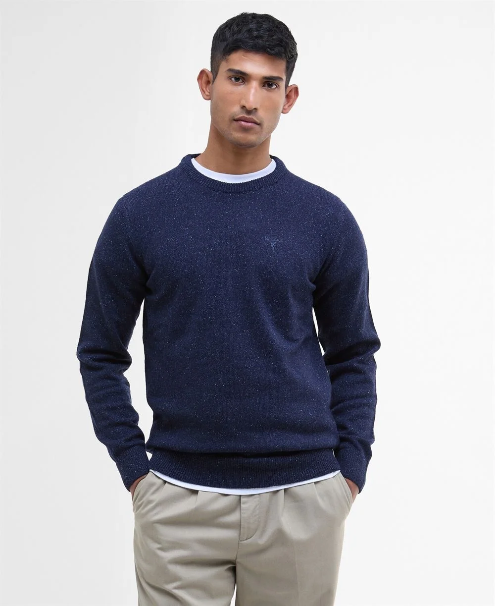 Barbour Essential Tisbury Crew Neck Sweater - Navy - 2XL