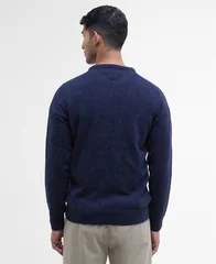 Barbour Essential Tisbury Crew Neck Sweater - Navy - 2XL