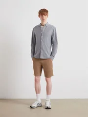 Farah Brewer Slim Fit Shirt - True Navy - S