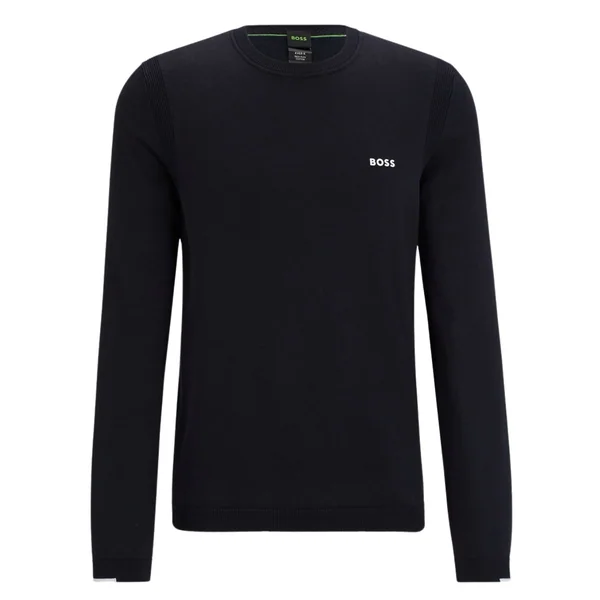 Boss Ever-X Crew Neck Sweater - Navy - M