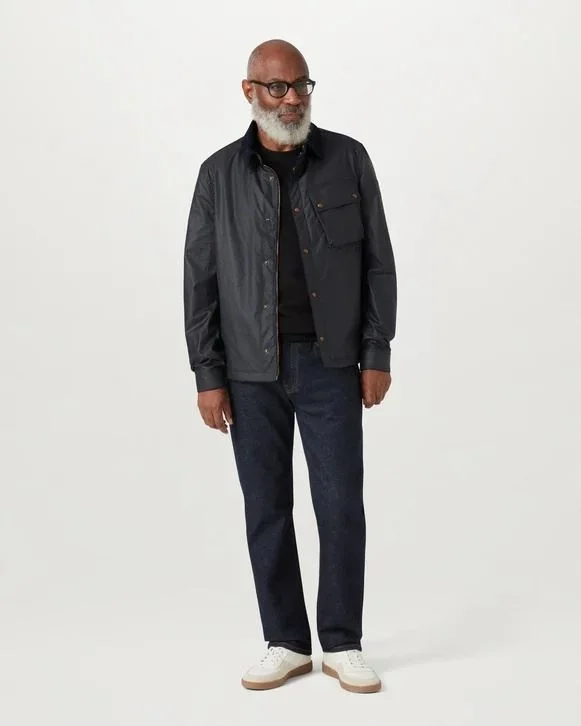 Belstaff Ground Waxed Cotton Jacket - Navy - M
