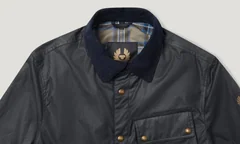 Belstaff Ground Waxed Cotton Jacket - Navy - M