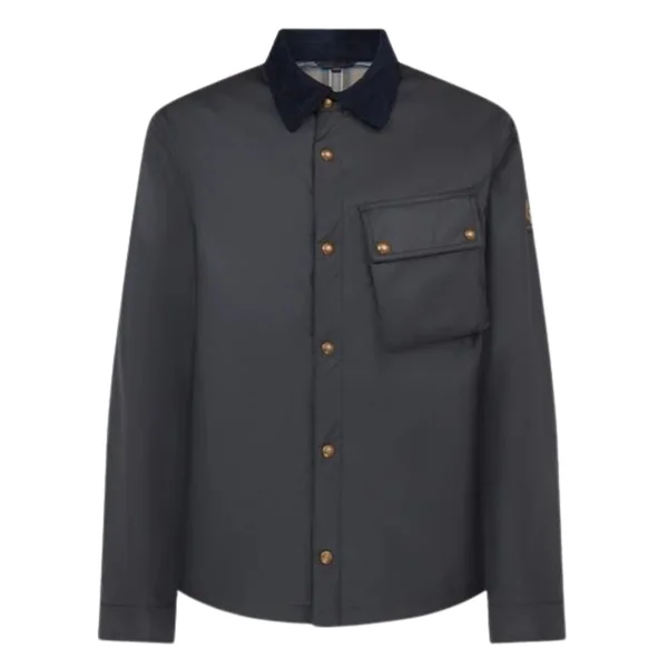 Belstaff Ground Waxed Cotton Jacket - Navy - M