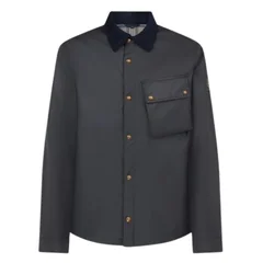 Belstaff Ground Waxed Cotton Jacket - Navy - M