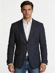 Boss H-Hutson Slim-fit Blazer - Blue - 44