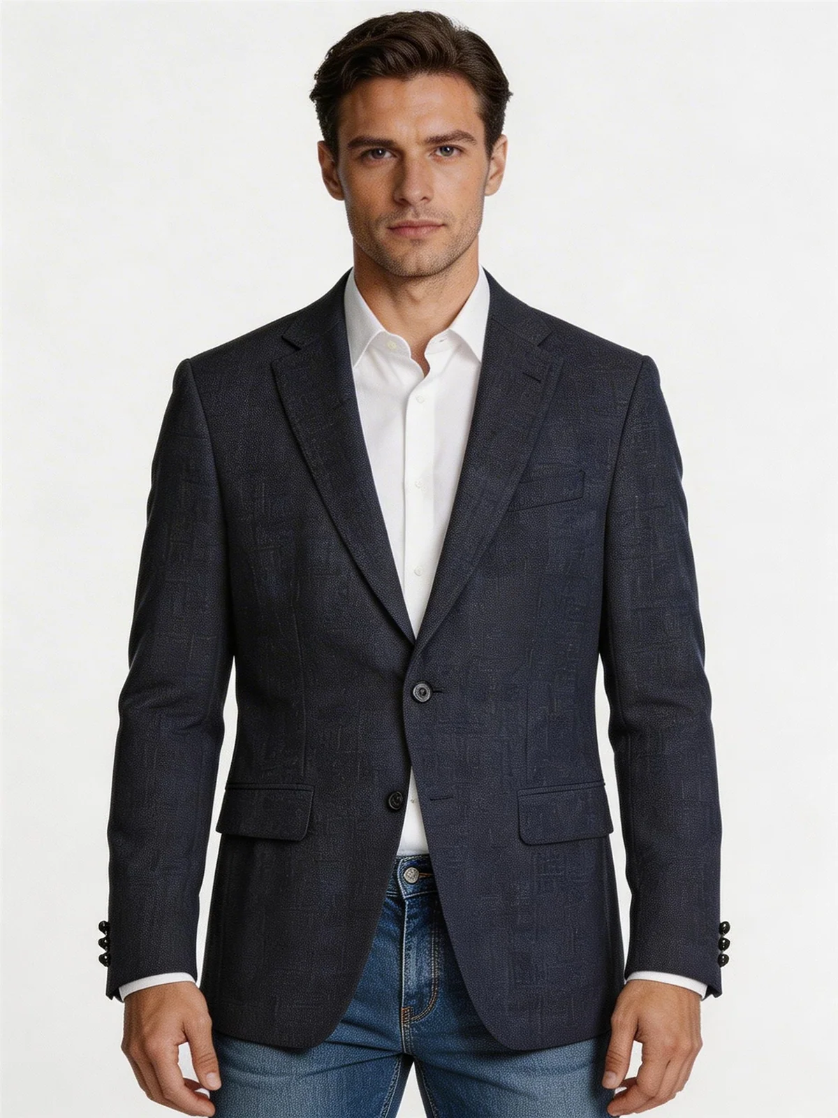 Boss H-Hutson Slim-fit Blazer - Blue - 44