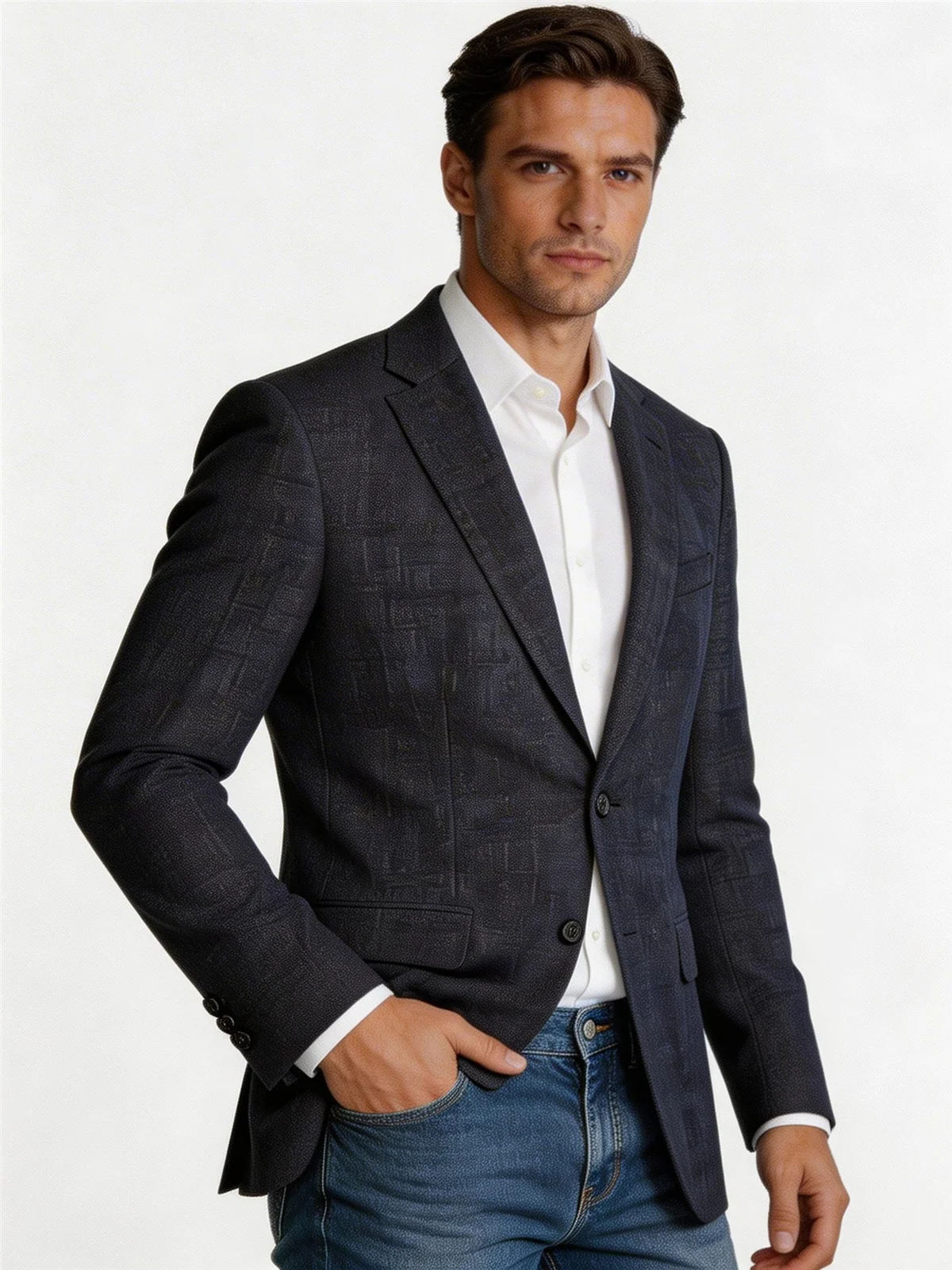 Boss H-Hutson Slim-fit Blazer - Blue - 44