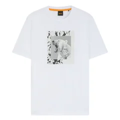 Boss Lupo Animal Print T-shirt - White - L